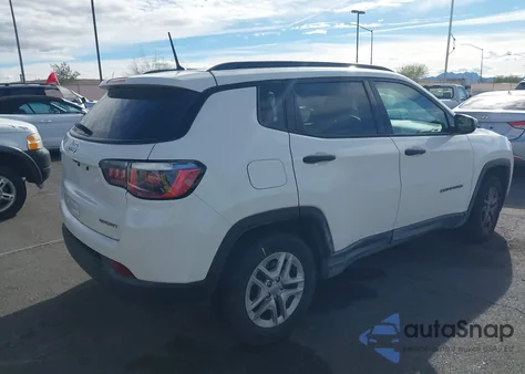 2018 Jeep Compass Sport Fwd from USA, damaged, VIN 3C4NJCAB6JT181629